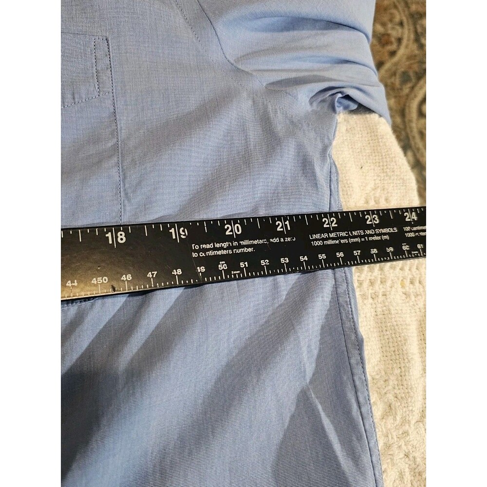 Brooks Brothers Supima Cotton Shirt Men 15.5 34 Light Blue Long Sleeve Regular - Picture 9 of 9